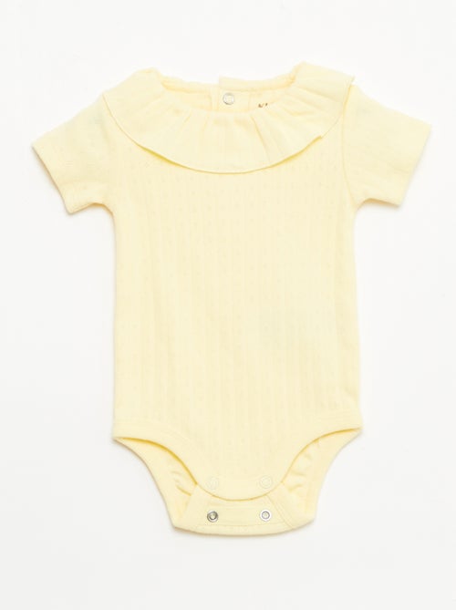 Ensemble body évolutif + dors bien en maille côtelée - Kiabi