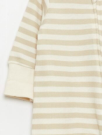 Ensemble body évolutif + dors bien en maille côtelée