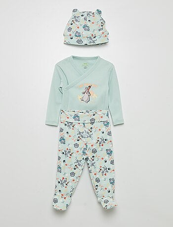 Ensemble body + legging avec pieds + bonnet 'Disney'