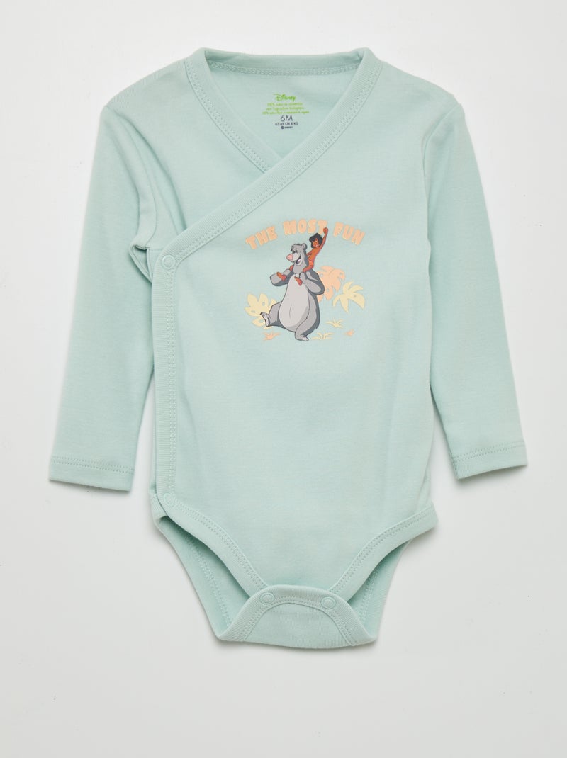 Ensemble body + legging avec pieds + bonnet 'Disney' Vert - Kiabi