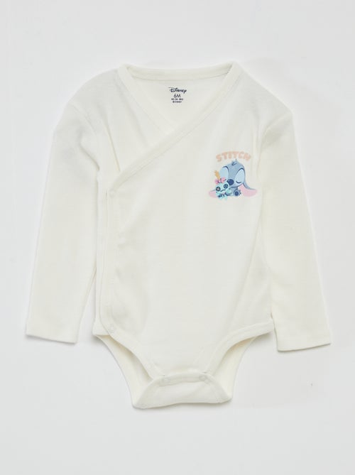 Ensemble body + legging avec pieds 'Stitch' - Kiabi