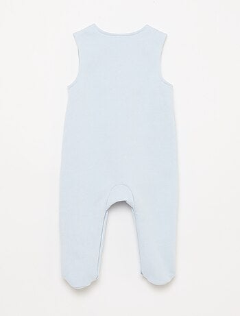 Ensemble body manches longues + salopette avec pieds