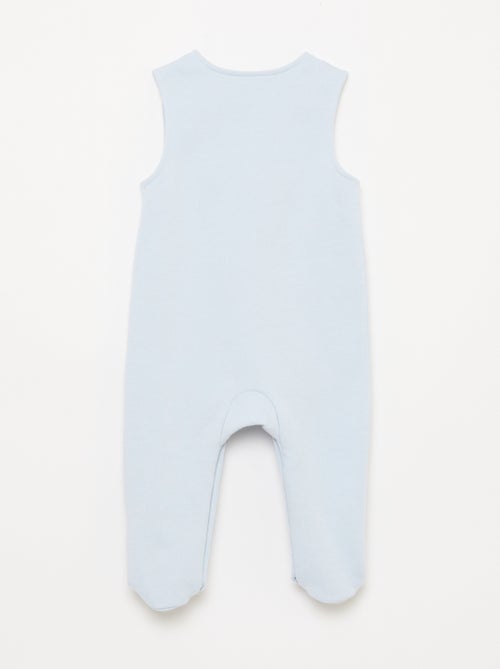 Ensemble body manches longues + salopette avec pieds - Kiabi Ensemble body manches longues + salopette avec pieds - Kiabi