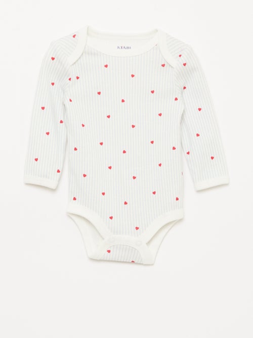 Ensemble body manches longues + salopette avec pieds - Kiabi Ensemble body manches longues + salopette avec pieds - Kiabi