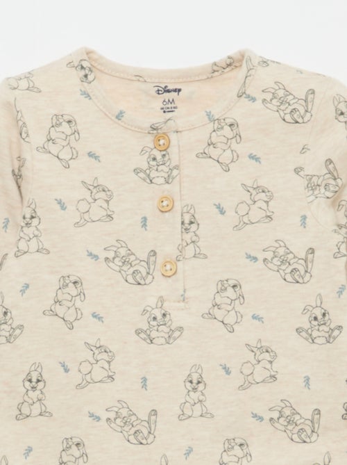 Ensemble body + salopette en maille + bonnet 'Disney' - 3 pièces - Kiabi