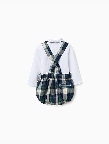 Ensemble body + short à carreaux b&s