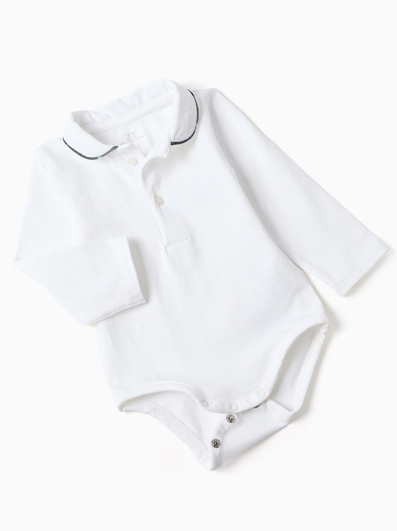 Ensemble body + short à carreaux b&s Bleu foncé - Kiabi