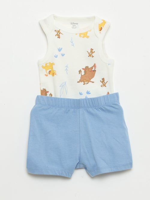 Ensemble body + short 'Disney' 'Le Roi Lion' - Kiabi