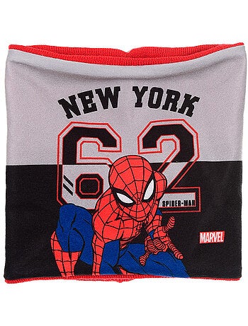 Ensemble bonnet, col & gants garçon spiderman - licence officielle