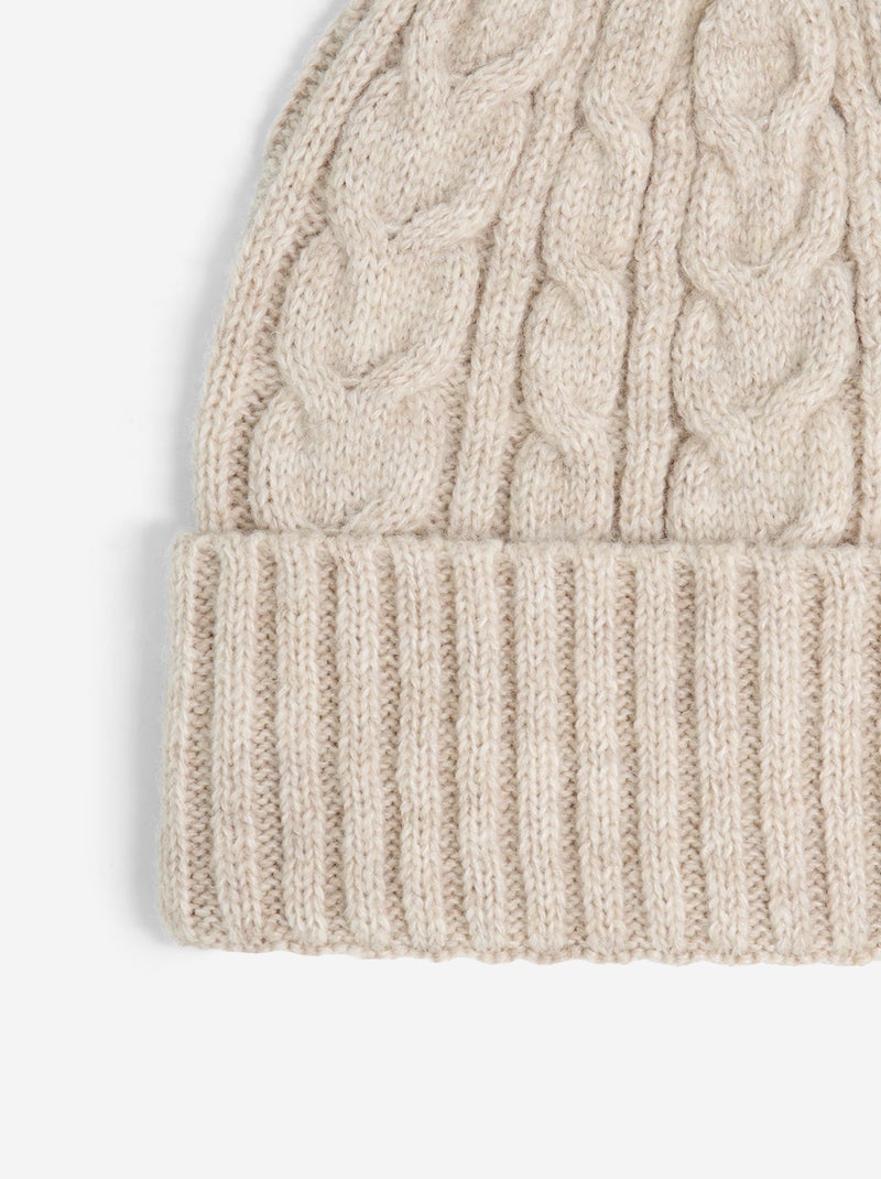 Ensemble bonnet + écharpe - 2 pièces Beige - Kiabi