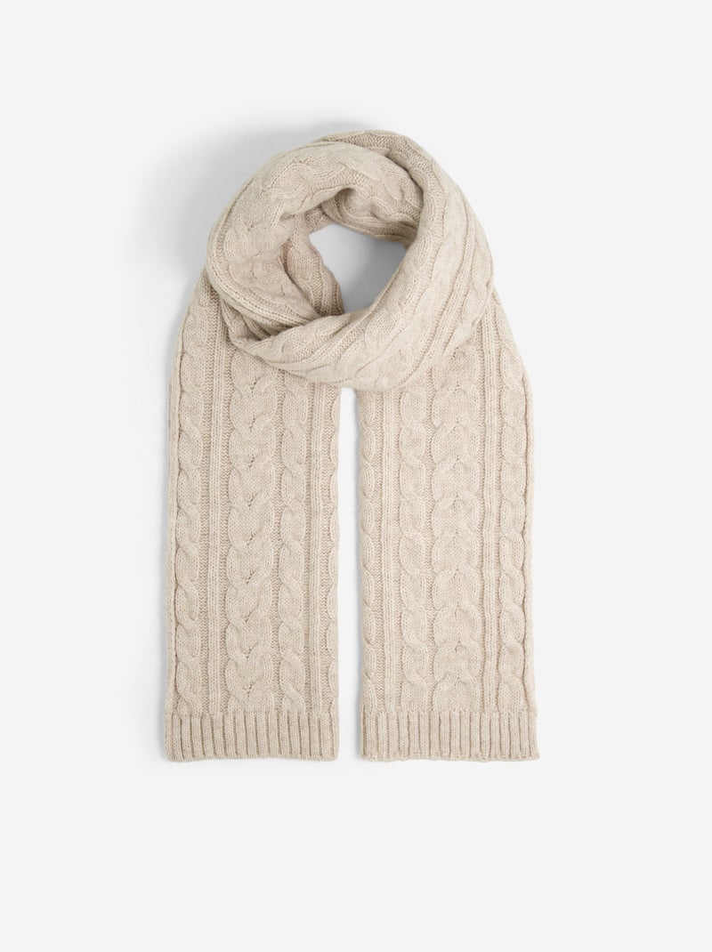 Ensemble bonnet + écharpe - 2 pièces Beige - Kiabi
