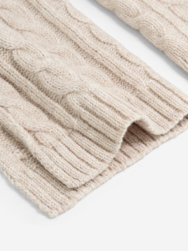 Ensemble bonnet + écharpe - 2 pièces Beige - Kiabi