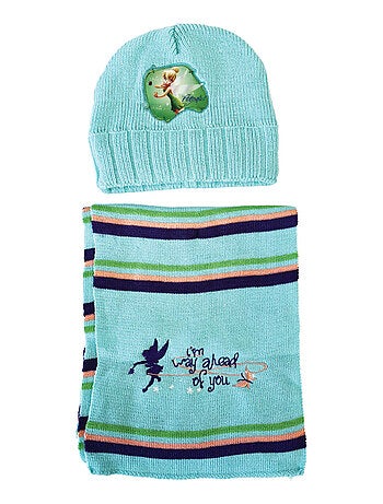 Ensemble Bonnet écharpe Fée Clochette