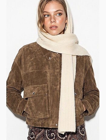 Ensemble bonnet écharpe gants femme lucci