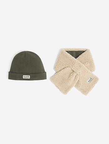 Ensemble bonnet + écharpe