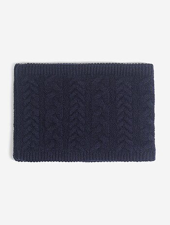 Ensemble bonnet en maille + snood - 2 pièces