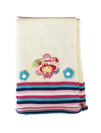 Ensemble bonnet et écharpe Charlotte aux fraises