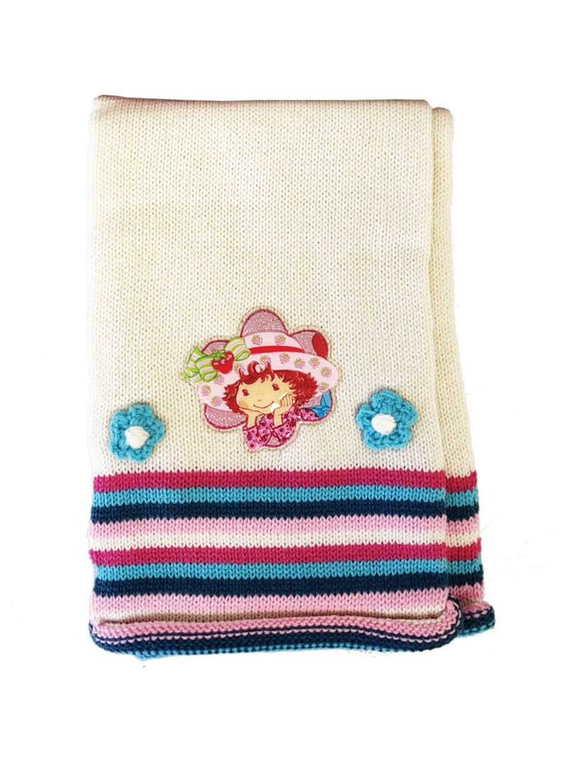 Ensemble bonnet et écharpe Charlotte aux fraises Beige - Kiabi