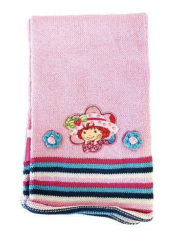 Ensemble bonnet et écharpe Charlotte aux fraises