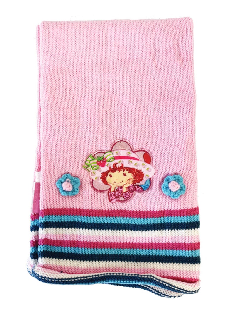 Ensemble bonnet et écharpe Charlotte aux fraises Rose - Kiabi