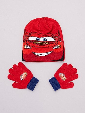Ensemble bonnet et gants 'Cars'