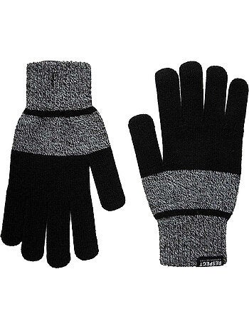 Ensemble bonnet et gants motif/style logo - minoti