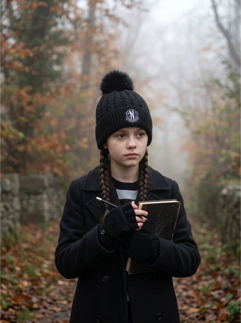 Ensemble bonnet et gants wednesday netflix Multicolore - Kiabi