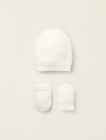 Ensemble Bonnet + Gants en Maille