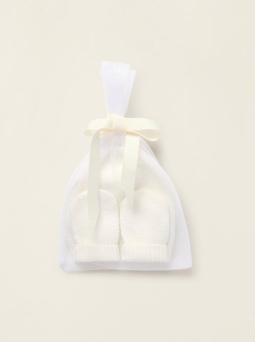 Ensemble Bonnet + Gants en Maille - Kiabi