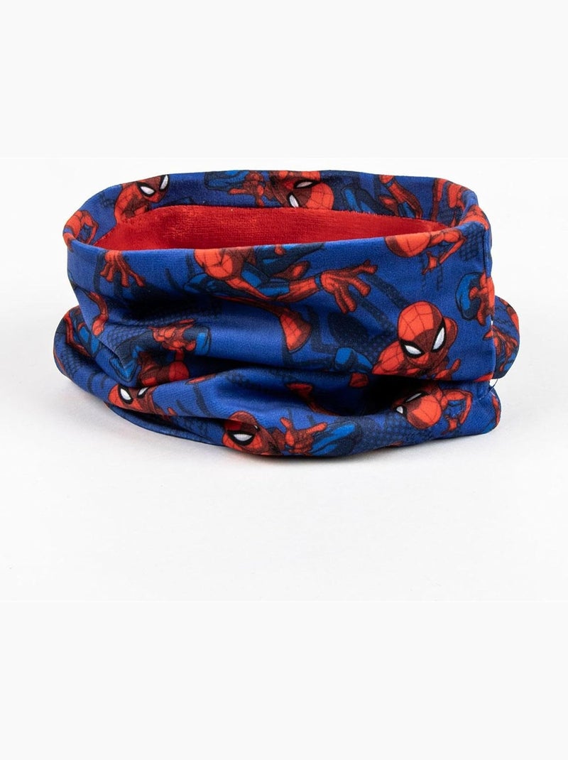 Ensemble bonnet, gants et snood enfant Spider-Man Marvel – Taille unique Bleu Rouge - Kiabi