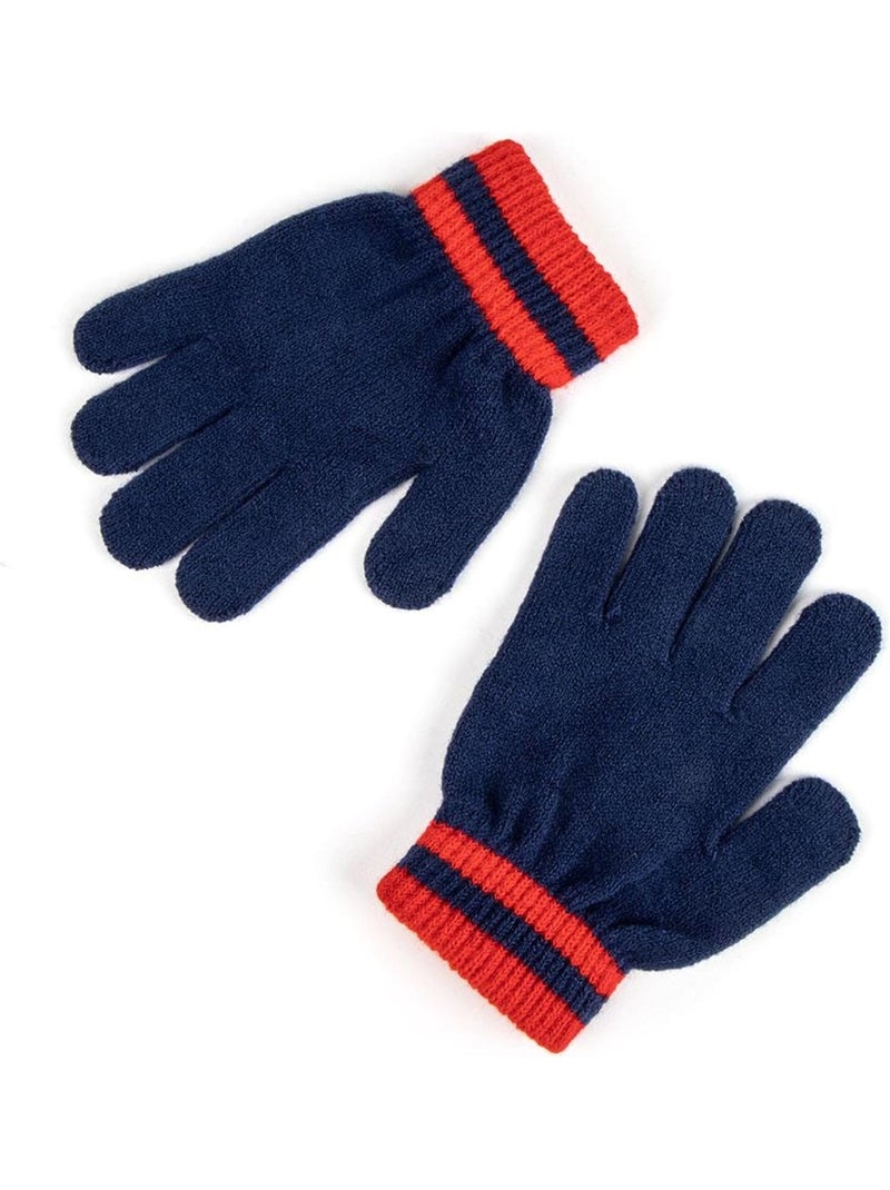 Ensemble bonnet, gants et snood enfant Spider-Man Marvel – Taille unique Bleu Rouge - Kiabi