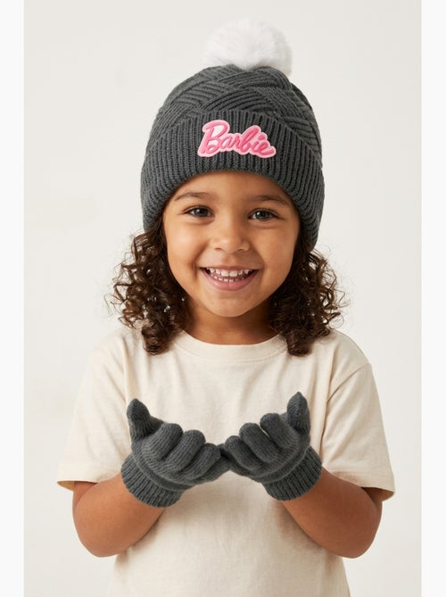 Ensemble bonnet & gants   fille barbie - licence officielle - Kiabi