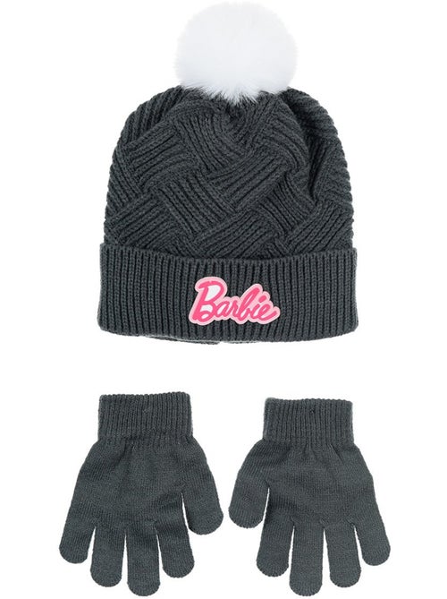 Ensemble bonnet & gants   fille barbie - licence officielle - Kiabi