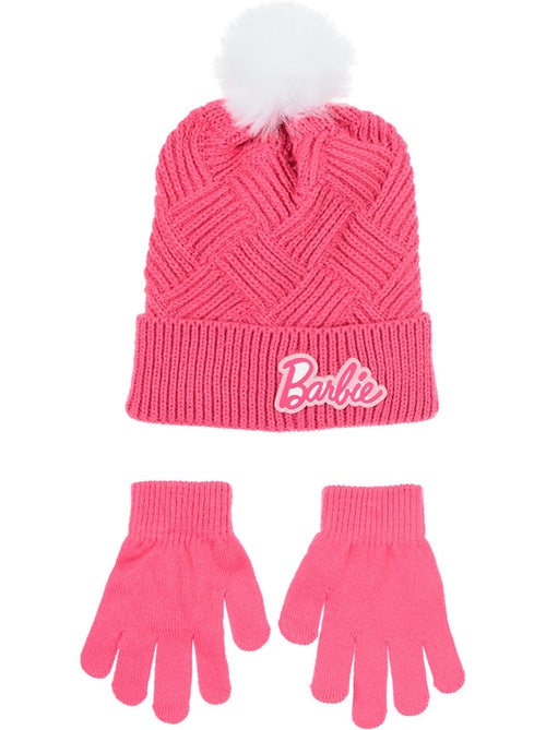 Ensemble bonnet & gants   fille barbie - licence officielle - Kiabi
