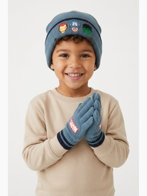 Ensemble bonnet & gants garçon Avengers - Licence officielle - Kiabi Ensemble bonnet & gants garçon Avengers - Licence officielle - Kiabi