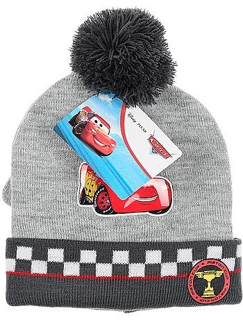 Ensemble bonnet & gants garçon cars - licence officielle