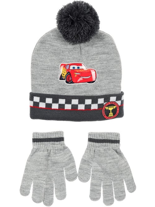 Ensemble bonnet & gants   garçon cars - licence officielle - Kiabi