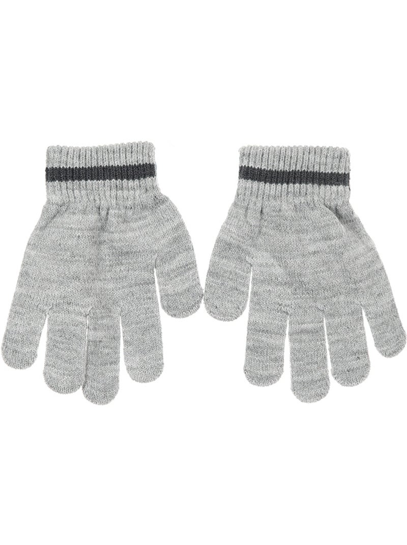 Ensemble bonnet & gants   garçon cars - licence officielle Gris - Kiabi