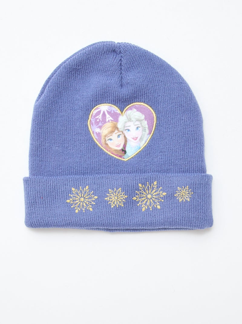 Ensemble bonnet + gants 'La reine des neiges' - 2 pièces Bleu - Kiabi