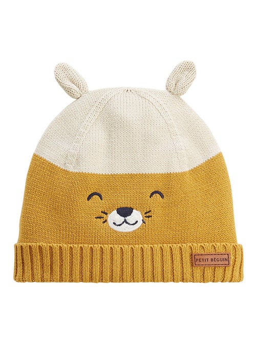 Ensemble bonnet, moufles et cache-cou enfant en tricot Charly - Kiabi