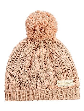 Ensemble bonnet, moufles et cache-cou enfant en tricot Esmée