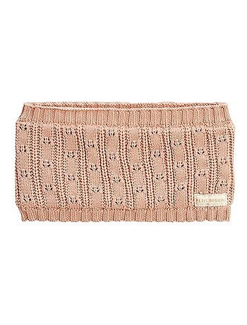 Ensemble bonnet, moufles et cache-cou enfant en tricot Esmée