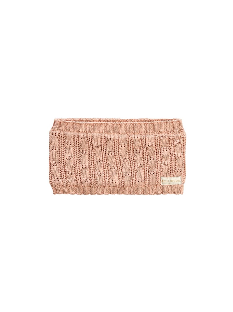 Ensemble bonnet, moufles et cache-cou enfant en tricot Esmée Rose - Kiabi