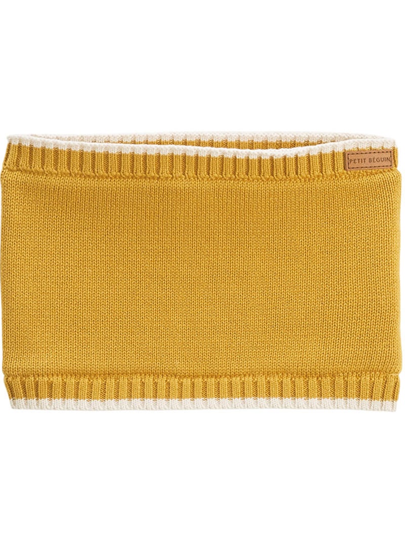 Ensemble bonnet, moufles et cache Moutarde - Kiabi