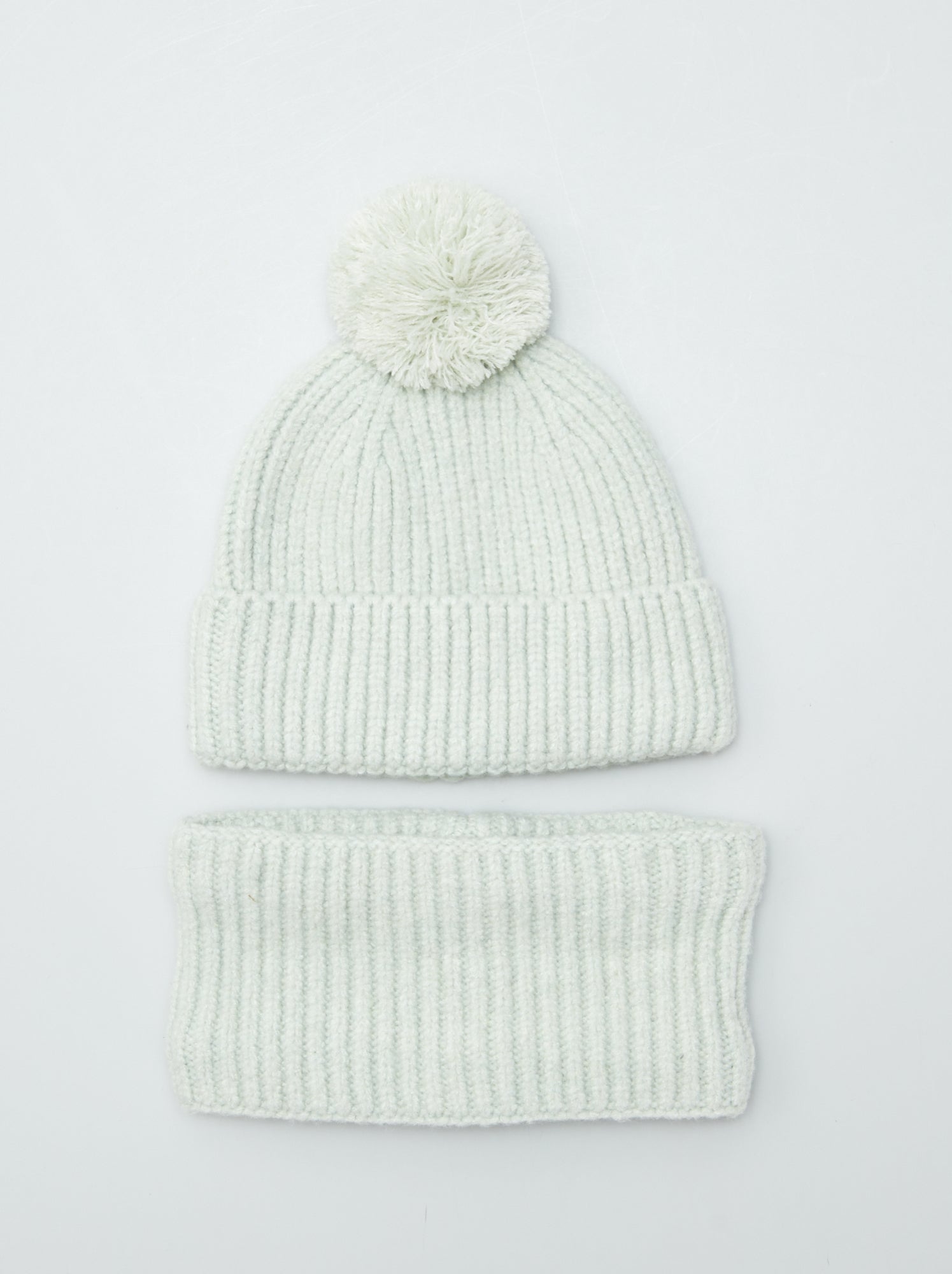 Ensemble Bonnet, écharpe Et Gants D'hiver Pour Enfant - Bonnet Avec Pompon Et Cache-cou - Taille Unique 5-12 Ans - Idée Cadeau - 11
