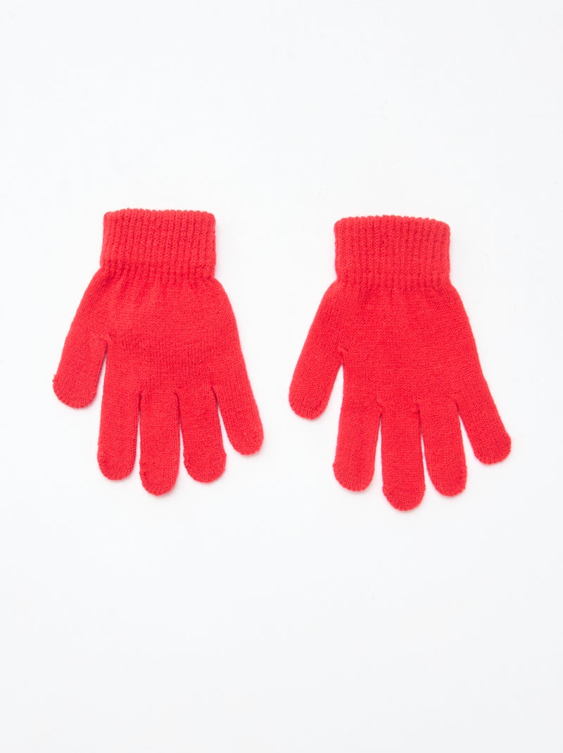 Ensemble bonnet + snood + gants 'Spiderman' 'Marvel' - 3 pièces Rouge - Kiabi