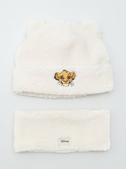 Ensemble bonnet + snood 'Simba' 'Disney' - Kiabi