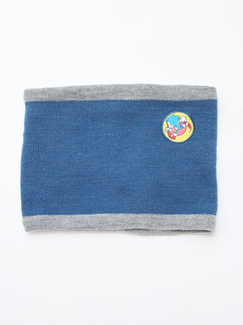 Ensemble bonnet + snood 'Sonic' Gris - Kiabi