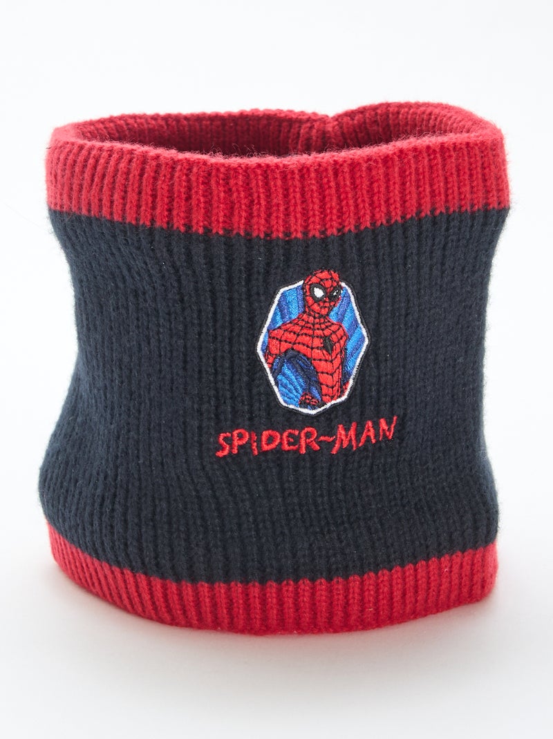 Ensemble bonnet + snood 'Spiderman' 'Marvel' Noir - Kiabi