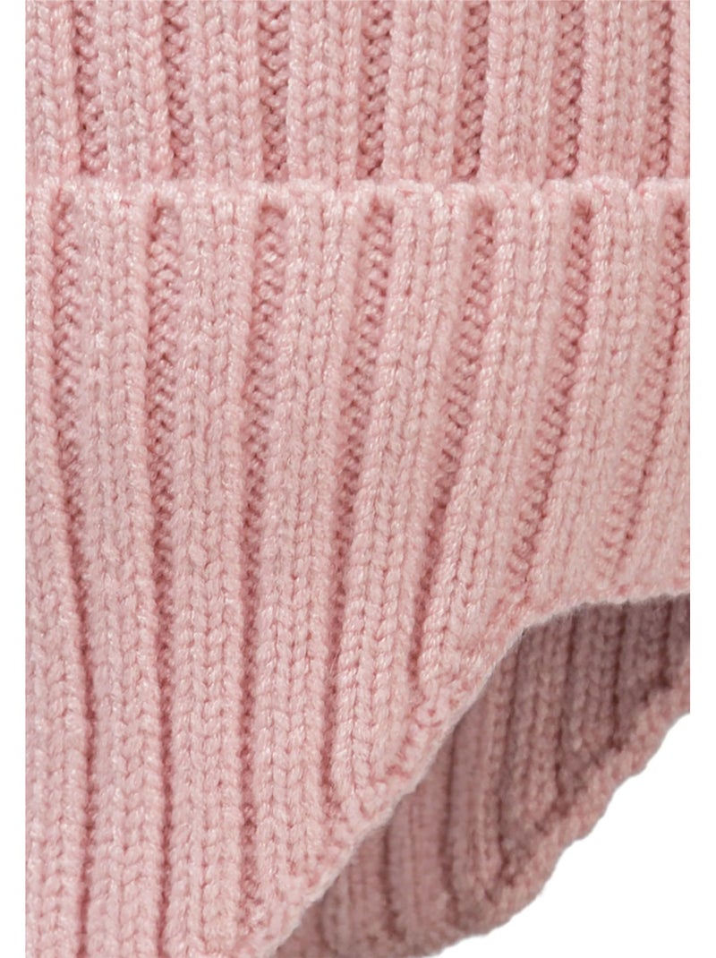 Ensemble bonnets motif/style pompon - minoti Blanc Rose - Kiabi